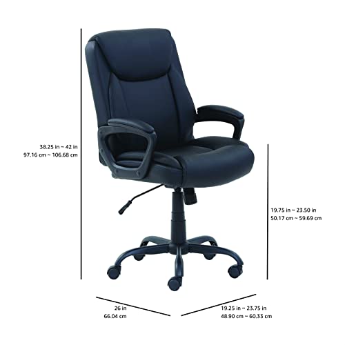 Amazon Basics Mid-Back Office Chair – Black