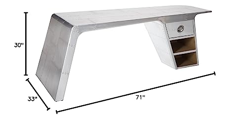 Acme Brancaster Industrial Aluminum Writing Desk