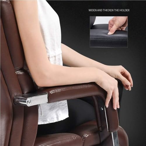 High Back Executive Leather Office Chair, Black