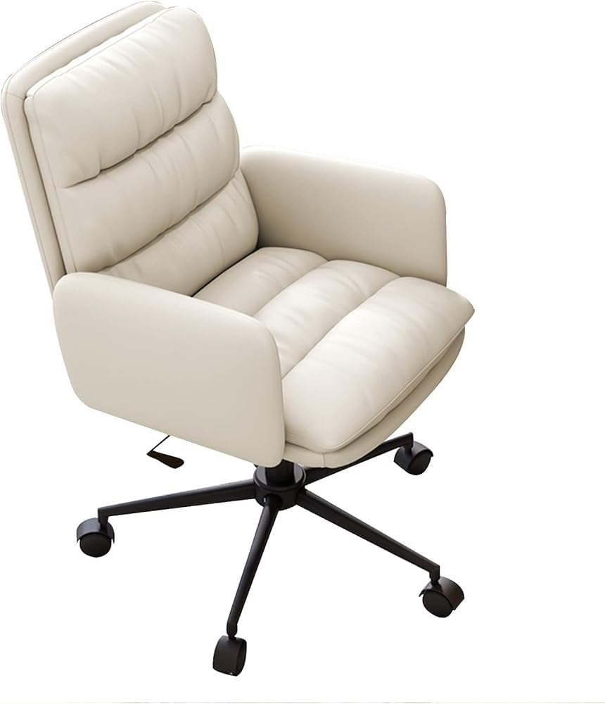 PU Leather Ergonomic Office Chair, Orange