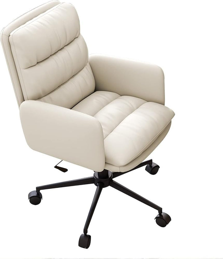 PU Leather Ergonomic Office Chair, Orange