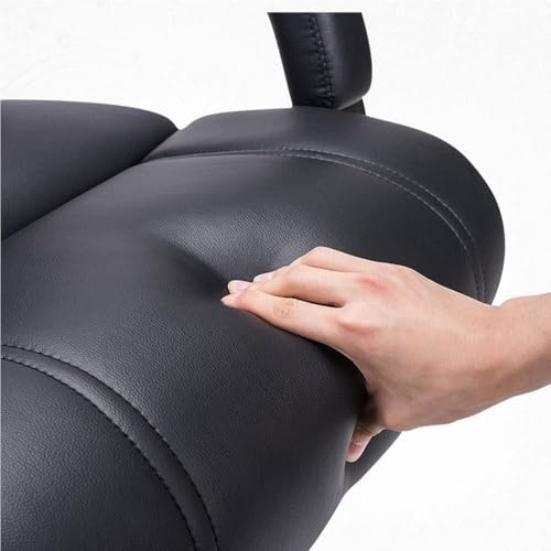 High Back Executive Leather Office Chair, Black