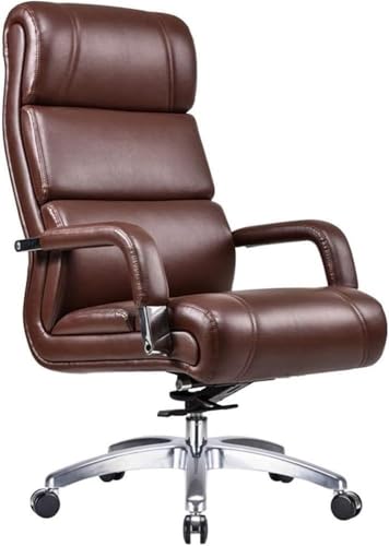 High Back Executive Leather Office Chair, Black