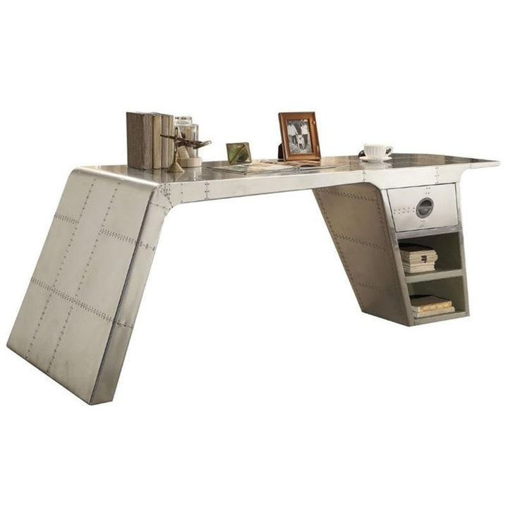 Acme Brancaster Industrial Aluminum Writing Desk