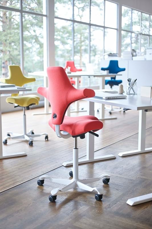 HAG Capisco Adjustable Desk Chair, Chestnut Brown