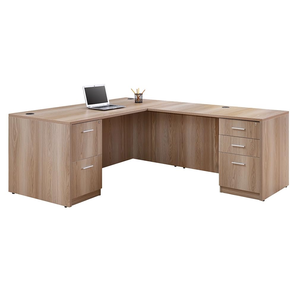 NBF 71" Reversible L-Shaped Executive Desk