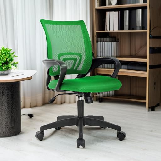 BestOffice Ergonomic Mid-Back Office Chair, Black