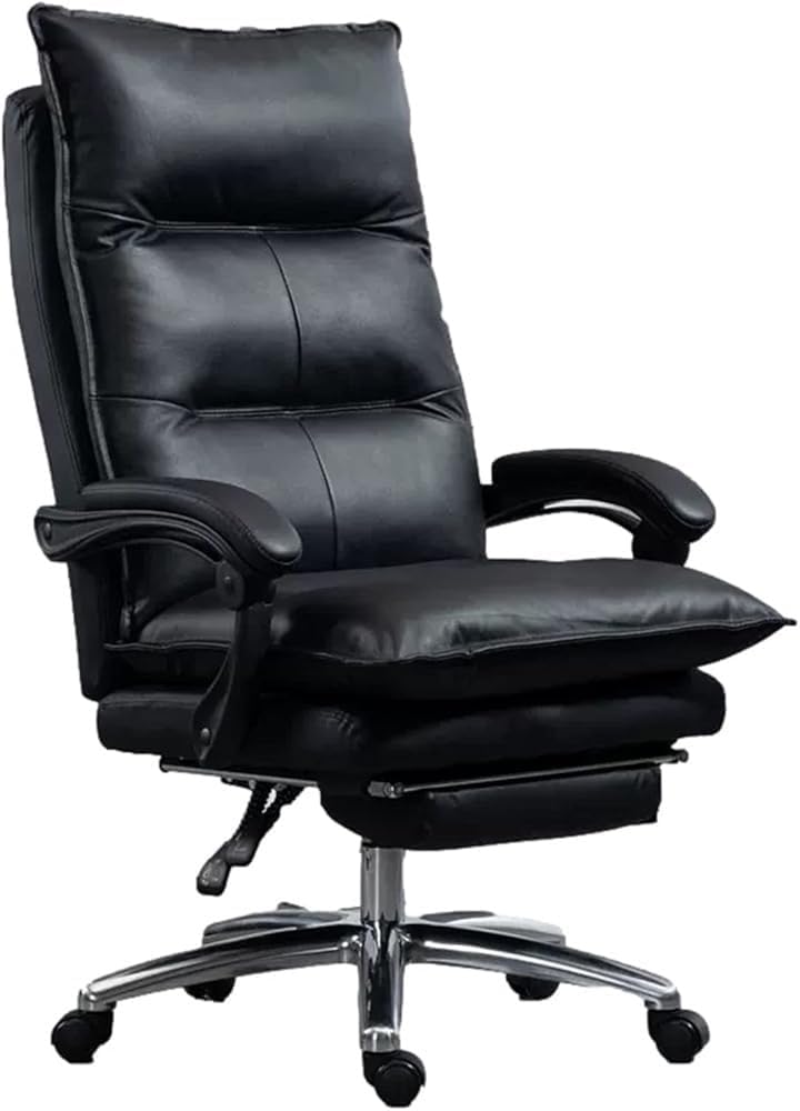 High Back Executive PU Leather Office Chair, Coffee