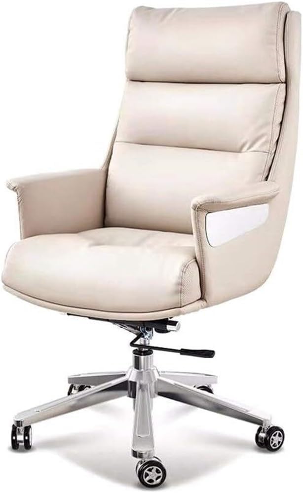 Ergonomic Massage Leather Office Chair, High Back