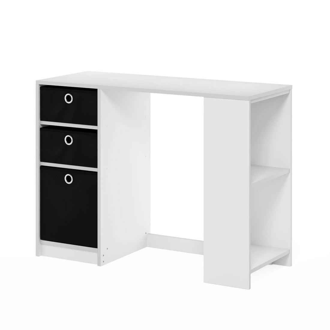 Furinno Econ Computer Desk – Light Cherry/Black
