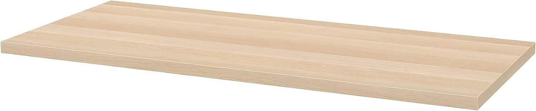 ALEX/LAGKAPTEN White Oak Desk with 4 Drawers