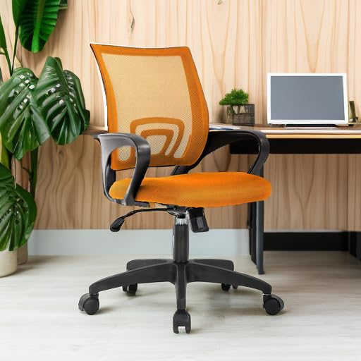BestOffice Ergonomic Mid-Back Office Chair, Black