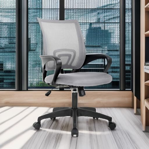 BestOffice Ergonomic Mid-Back Desk Chair – Black