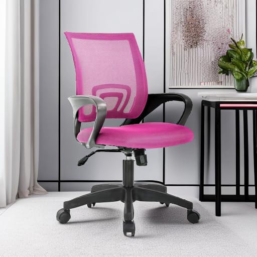 BestOffice Ergonomic Mid-Back Desk Chair – Black
