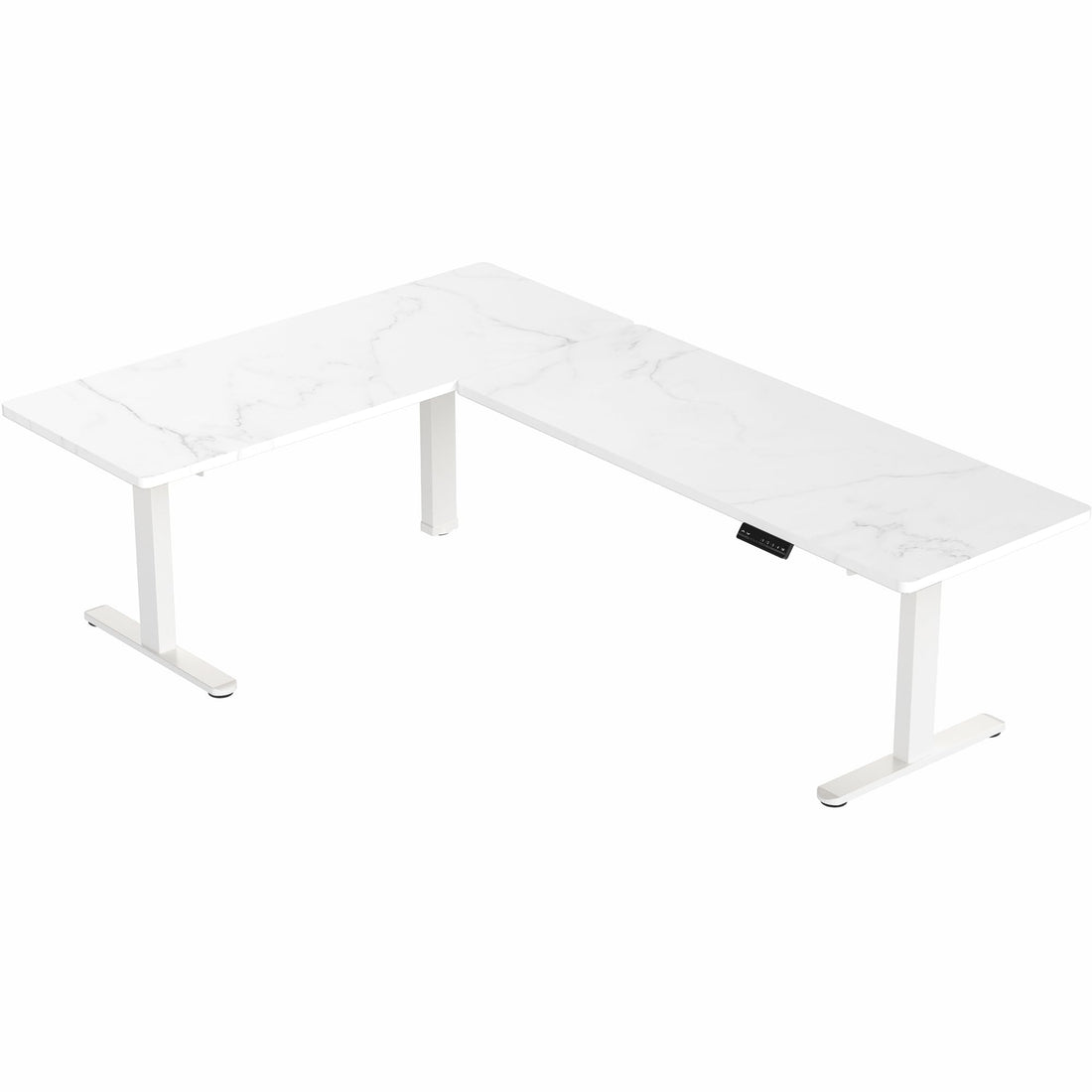 VIVO 83"x60" L-Shaped Electric Height Adjustable Desk