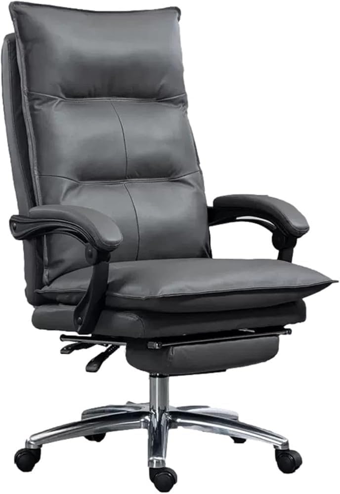 High Back Executive PU Leather Office Chair, Coffee
