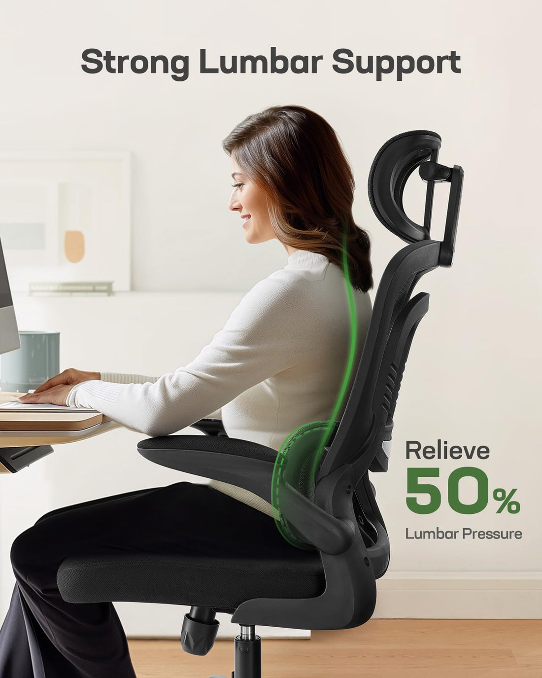 Marsail Ergonomic Office Chair, Mesh
