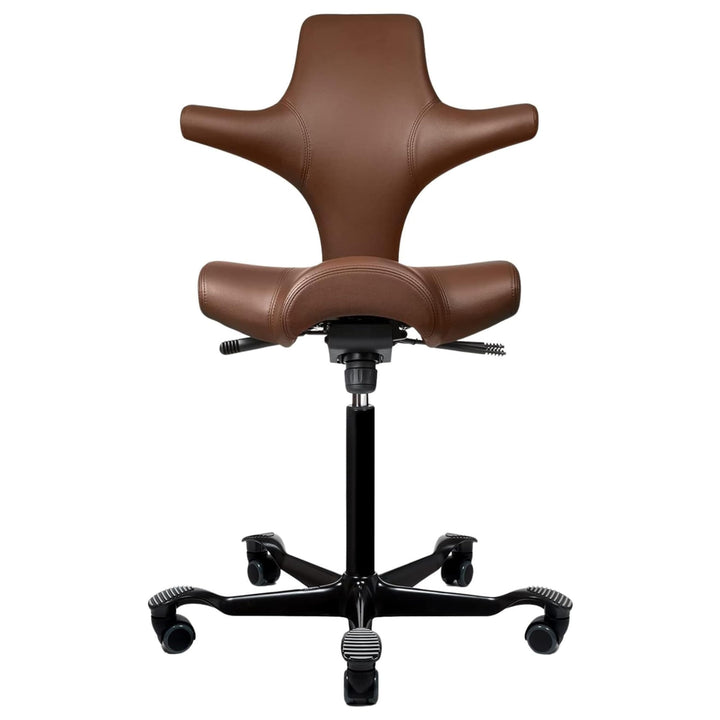 HAG Capisco Adjustable Desk Chair, Chestnut Brown