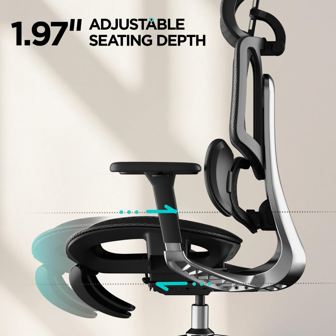Hbada E3 Air Ergonomic Office Chair, Grey