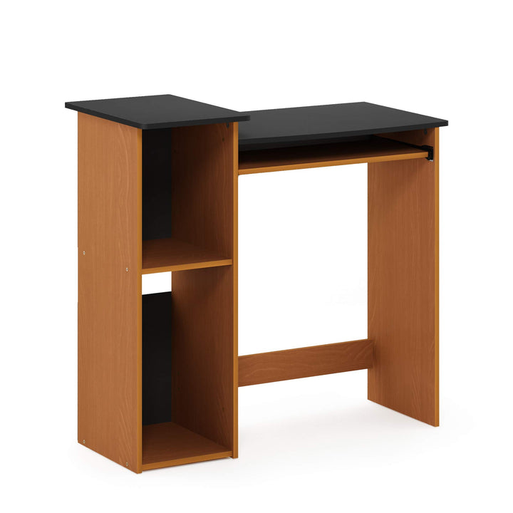 Furinno Econ Computer Desk – Light Cherry/Black
