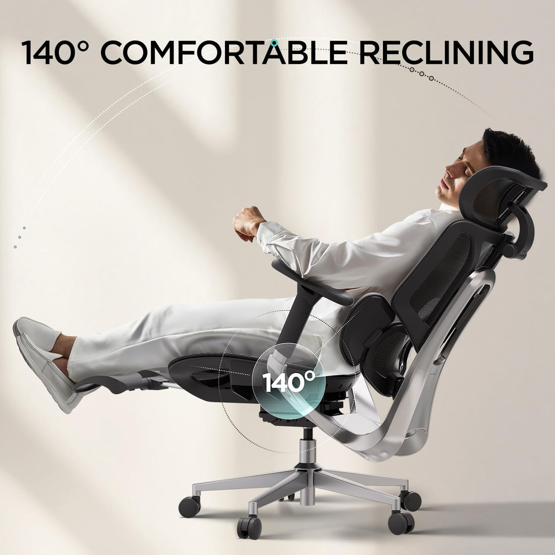 Hbada E3 Air Ergonomic Office Chair, Grey