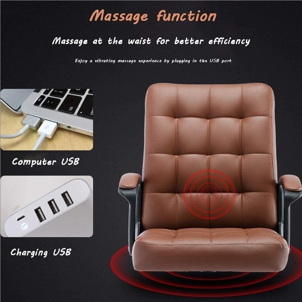 Ergonomic Massage Executive Office Chair, Beige