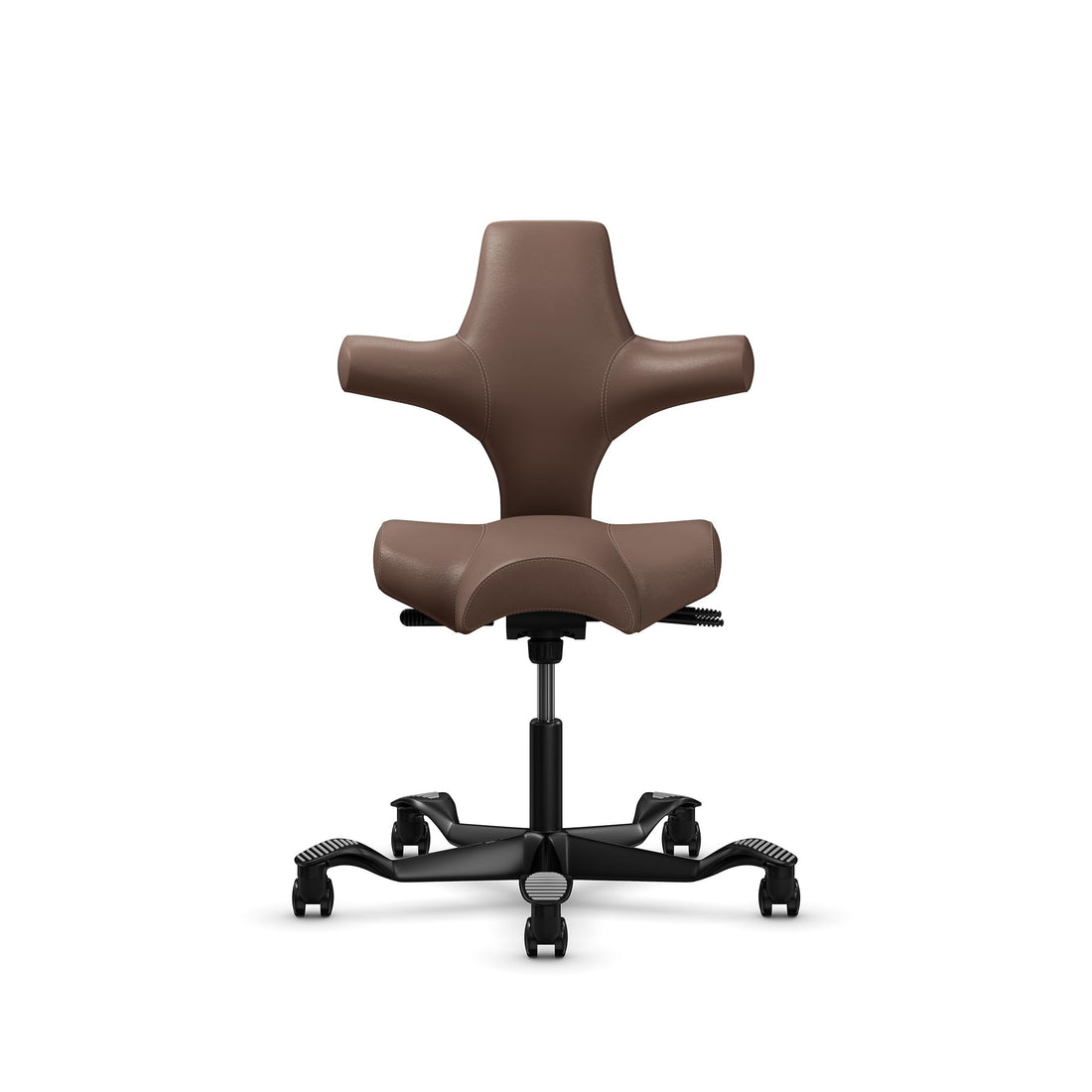 HAG Capisco Adjustable Desk Chair, Chestnut Brown
