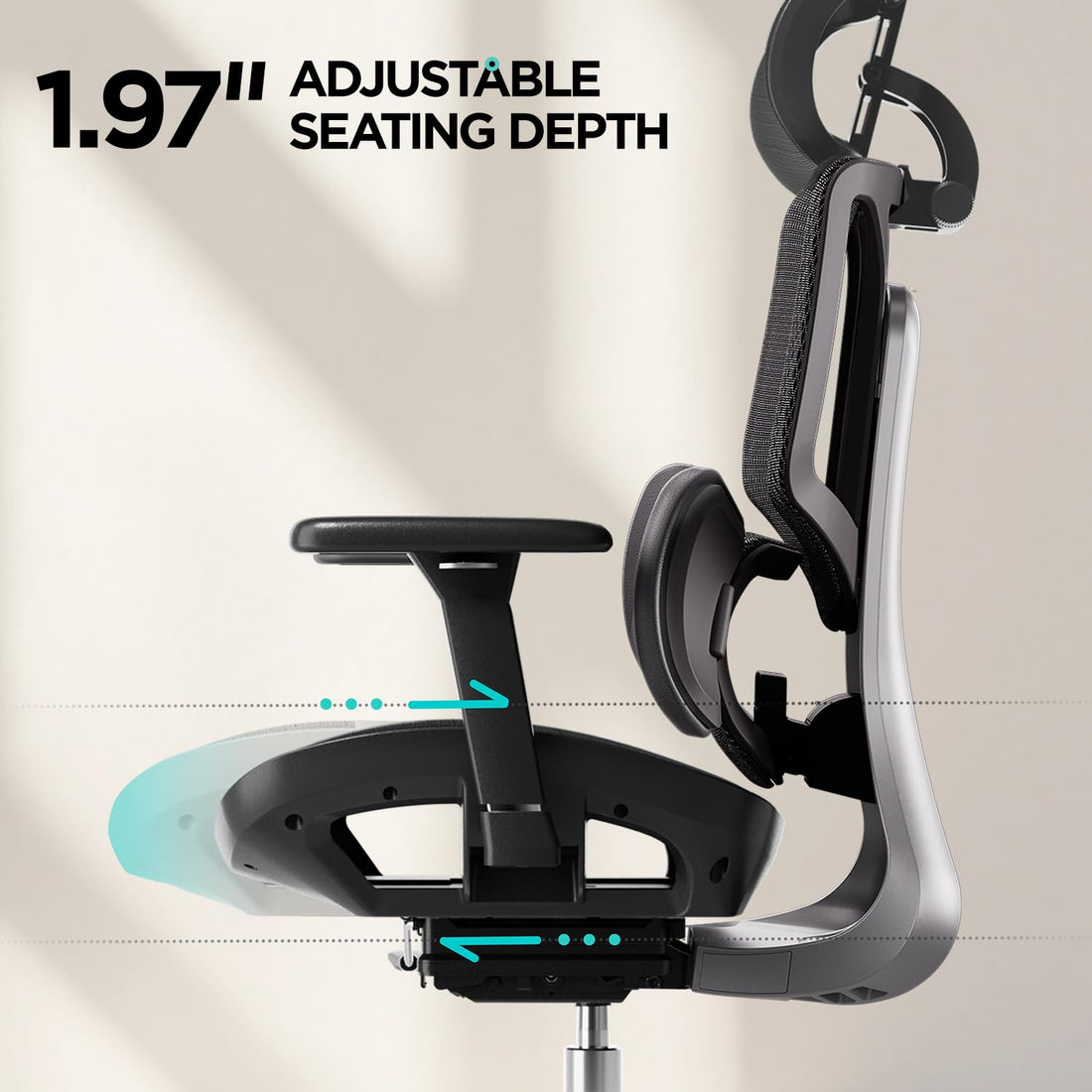 Hbada E3 Air Ergonomic Office Chair, Grey