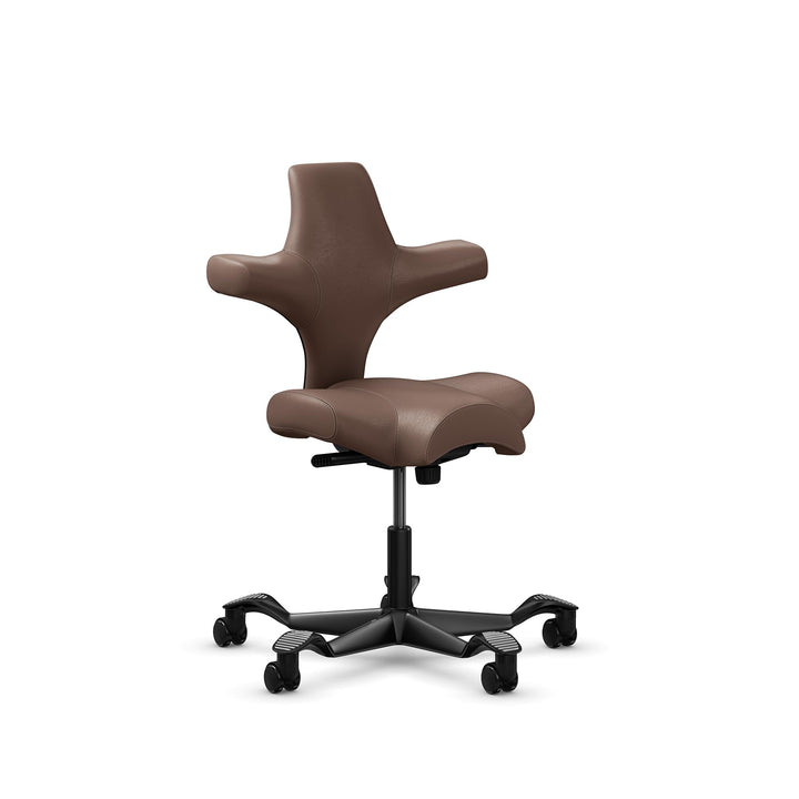 HAG Capisco Adjustable Desk Chair, Chestnut Brown