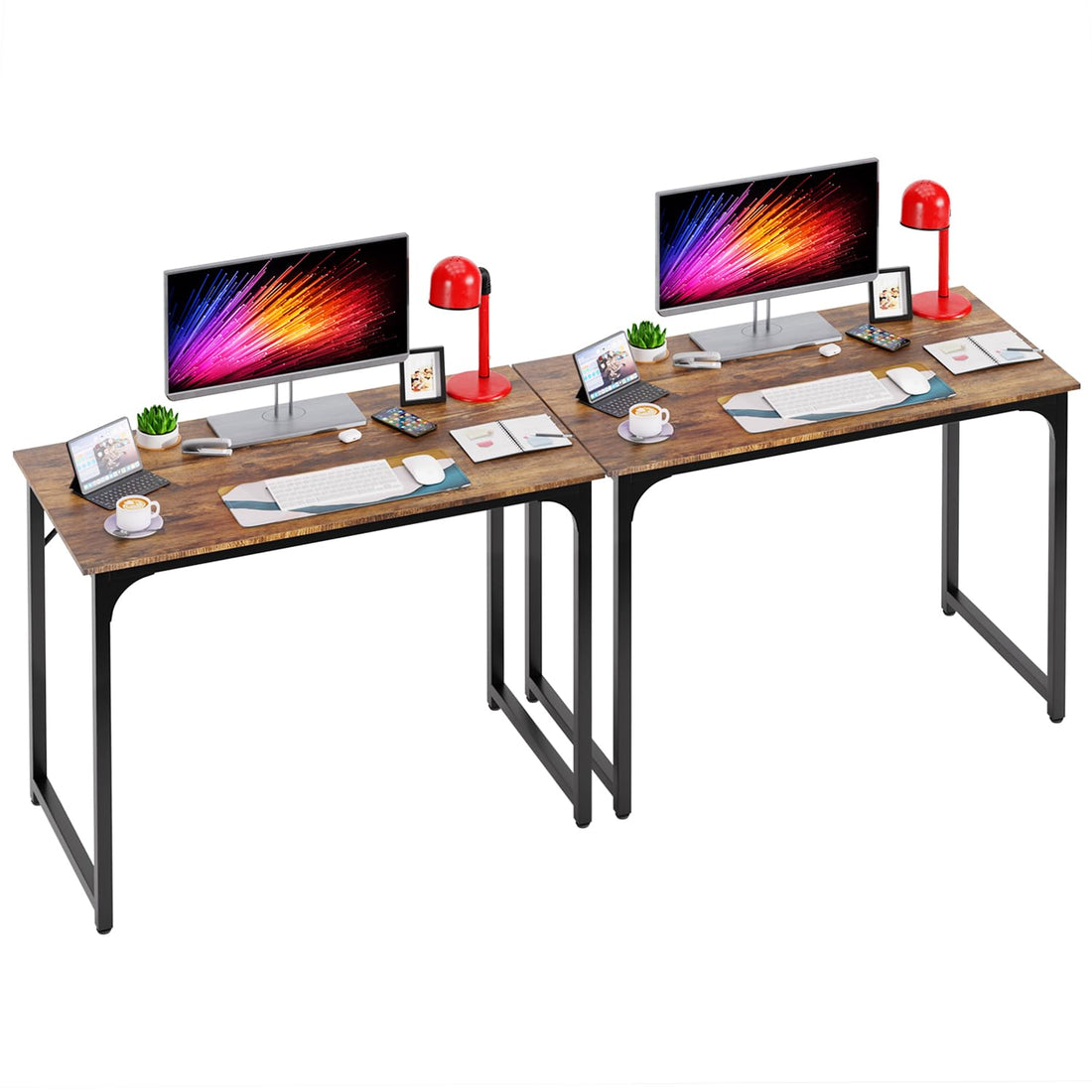 PayLessHere 32" Black Computer Desk with Metal Frame
