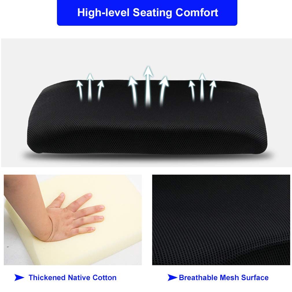 BestOffice Ergonomic Mid-Back Office Chair, Black