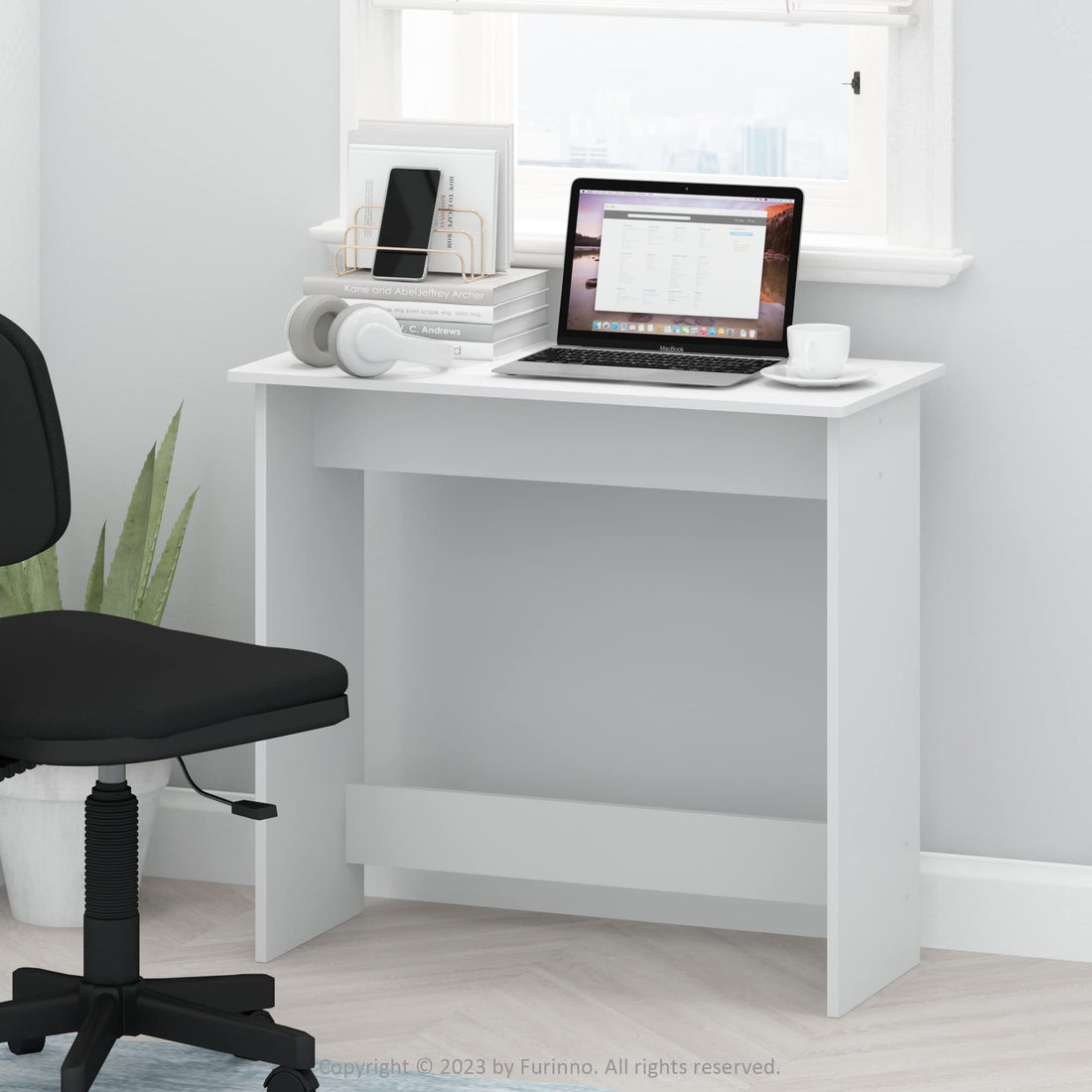 FURINNO Simplistic Study Table, Light Blue