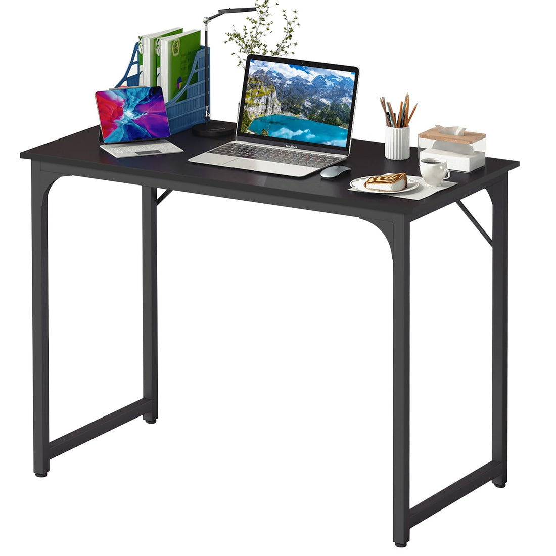 BestOffice 32" Modern Computer Desk, Black