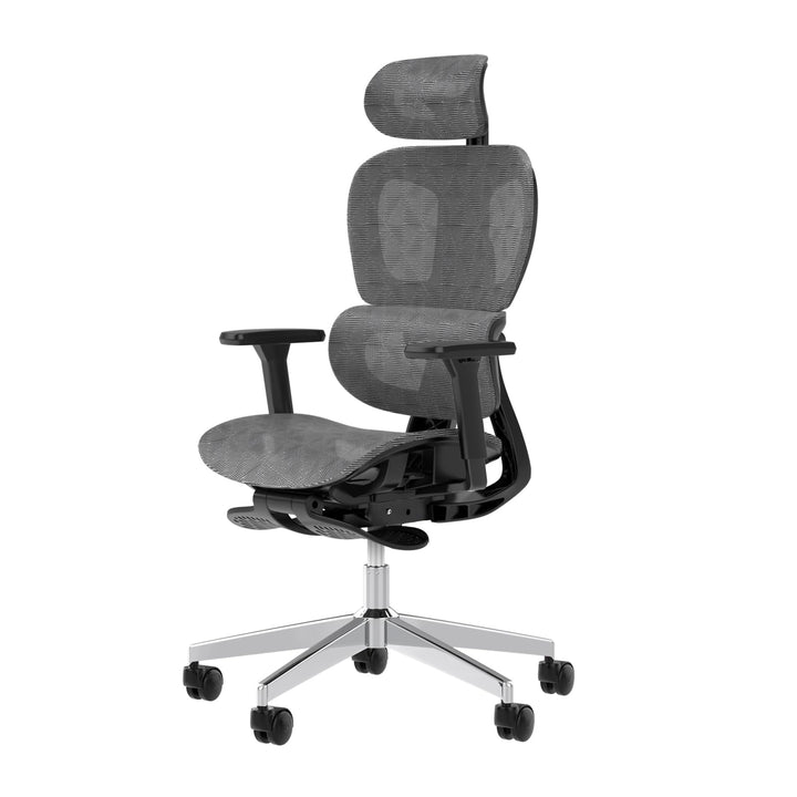 Ergonomic Mesh Office Chair with 3D Armrest, Black