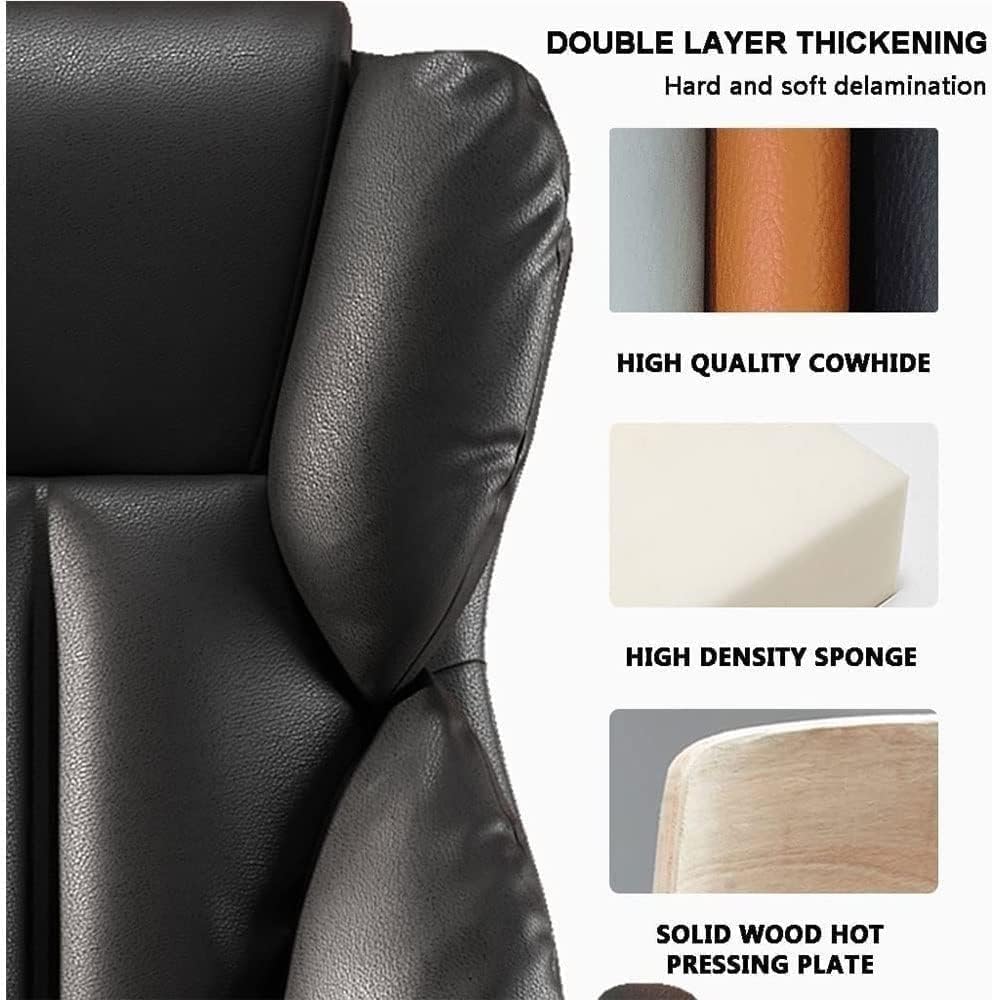 PU Leather Executive Office Chair, Brown