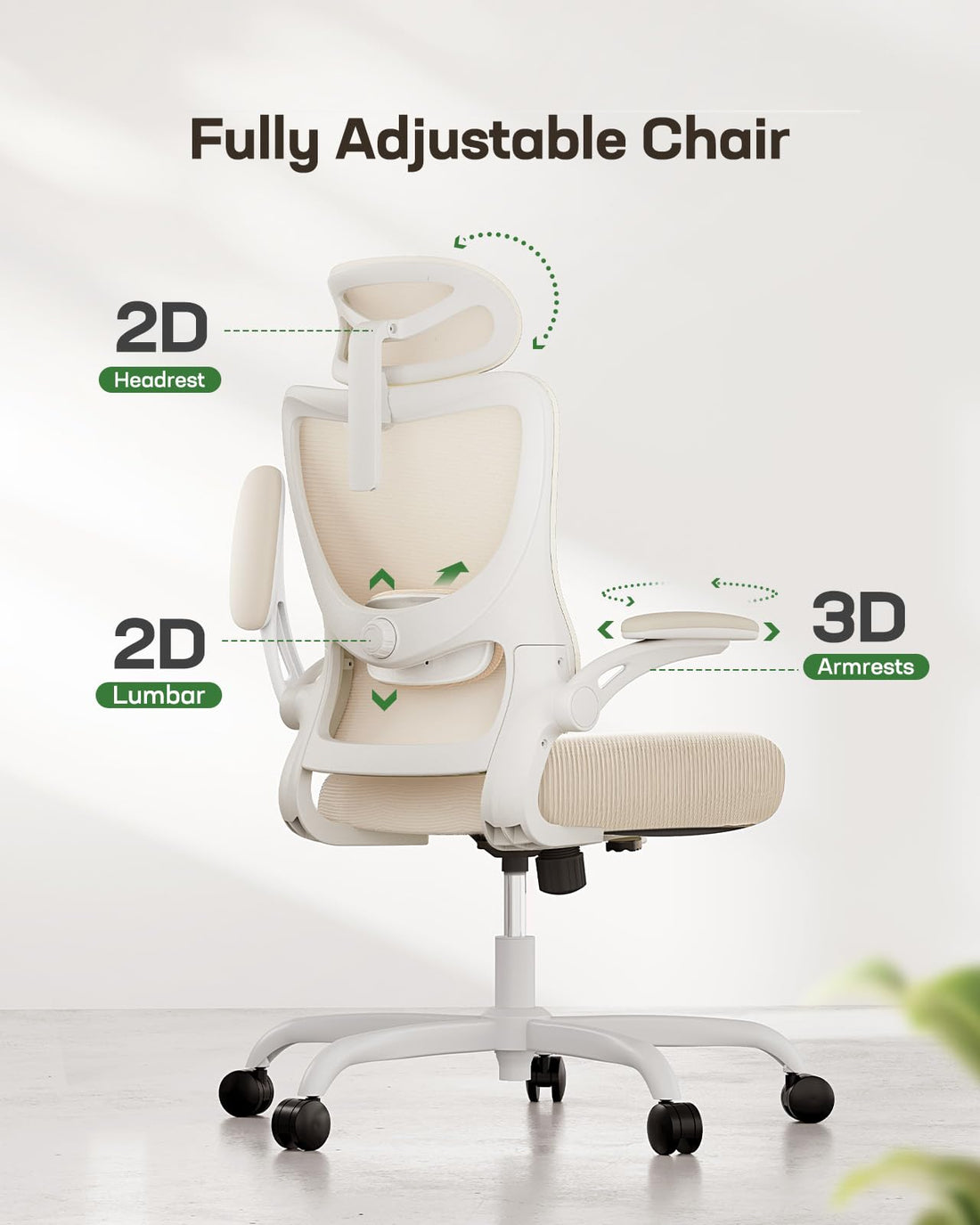 Marsail Ergonomic Office Chair, Mesh