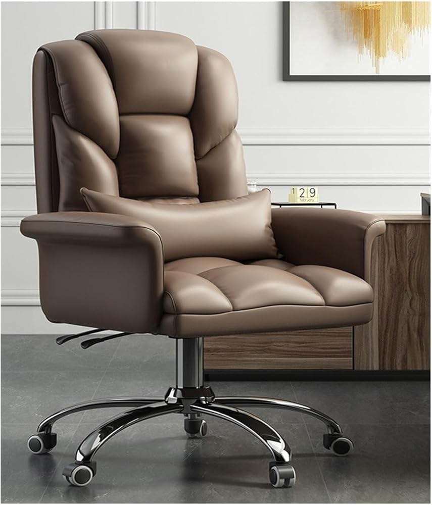 Reclining Executive Office Chair, Gray