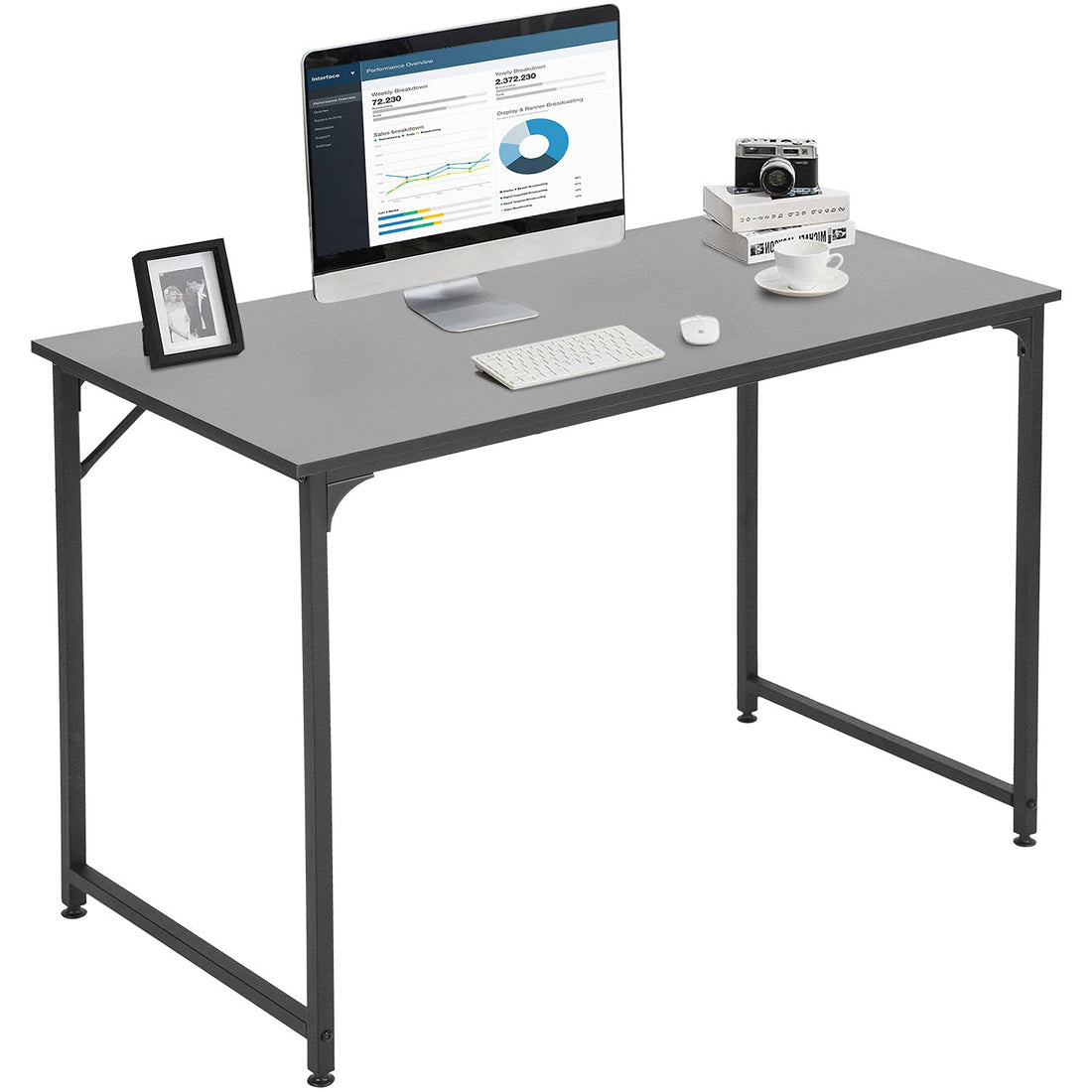 BestOffice 32" Modern Computer Desk, Black