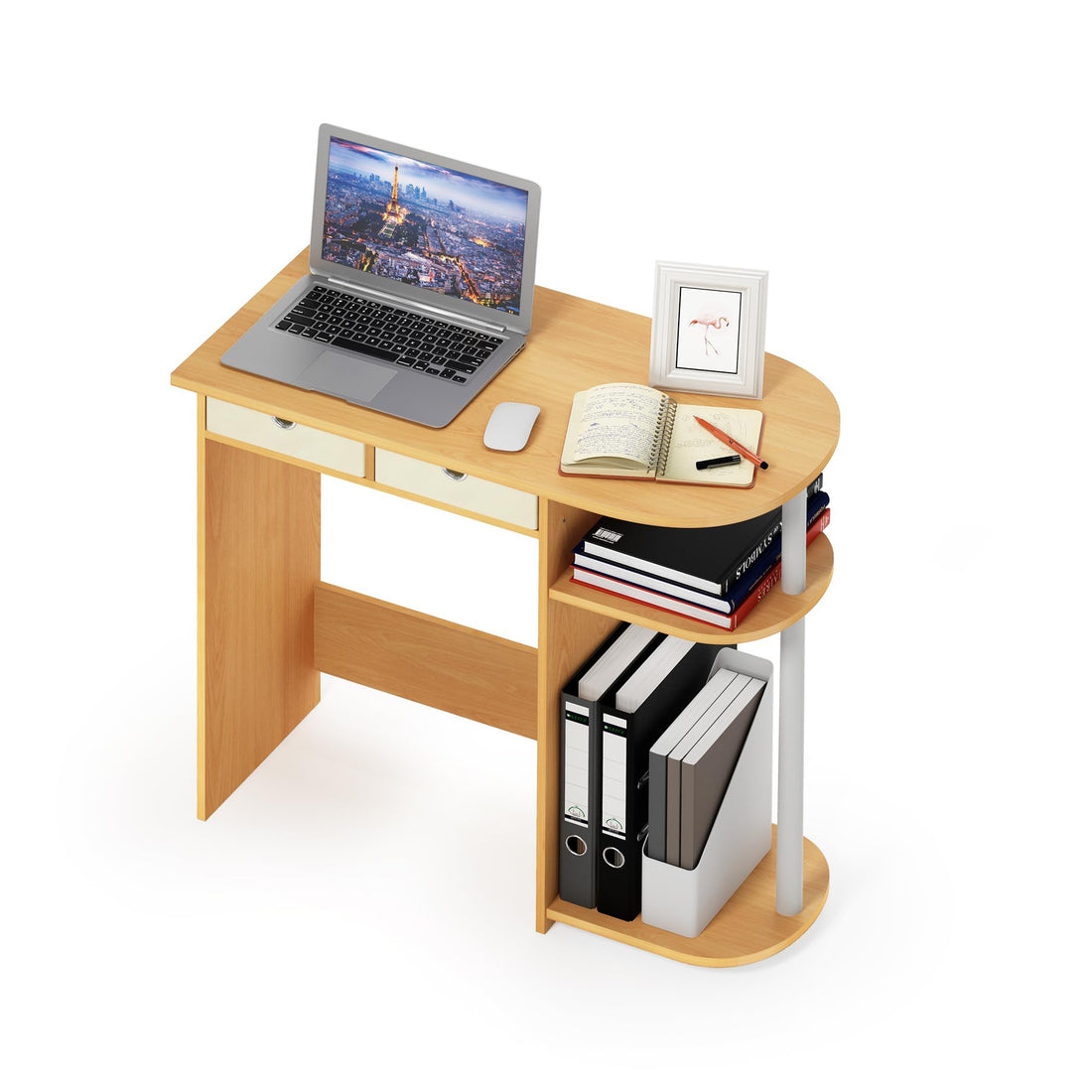 FURINNO Simplistic Study Table, Light Blue