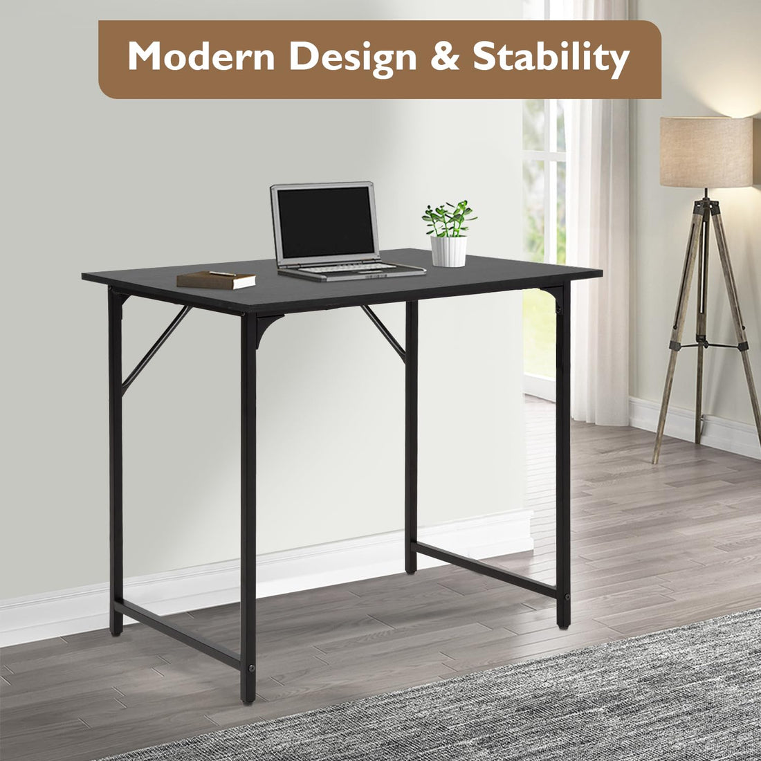BestOffice 32" Modern Computer Desk, Black