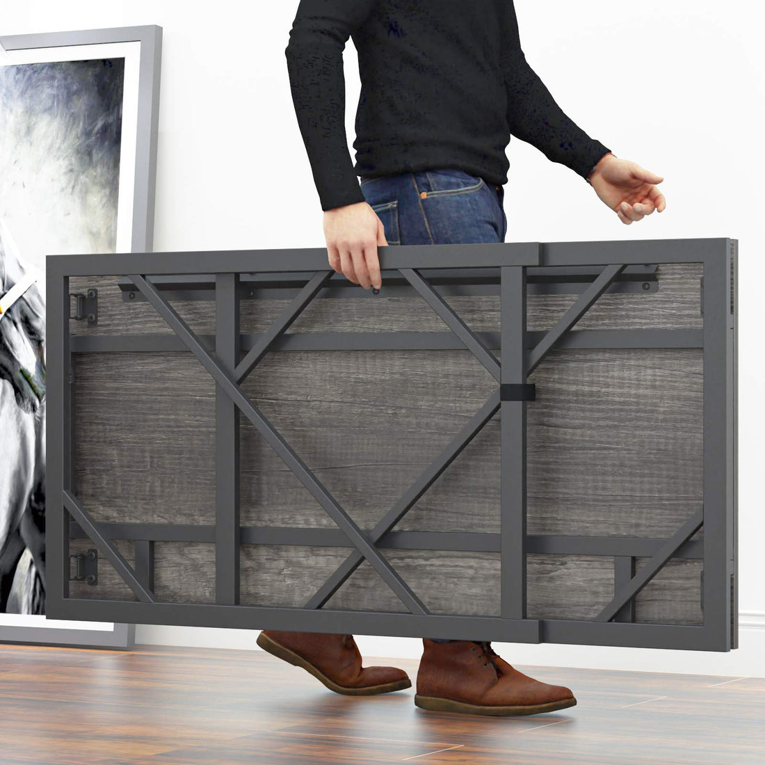 Elephance Folding Computer Desk for Home Office