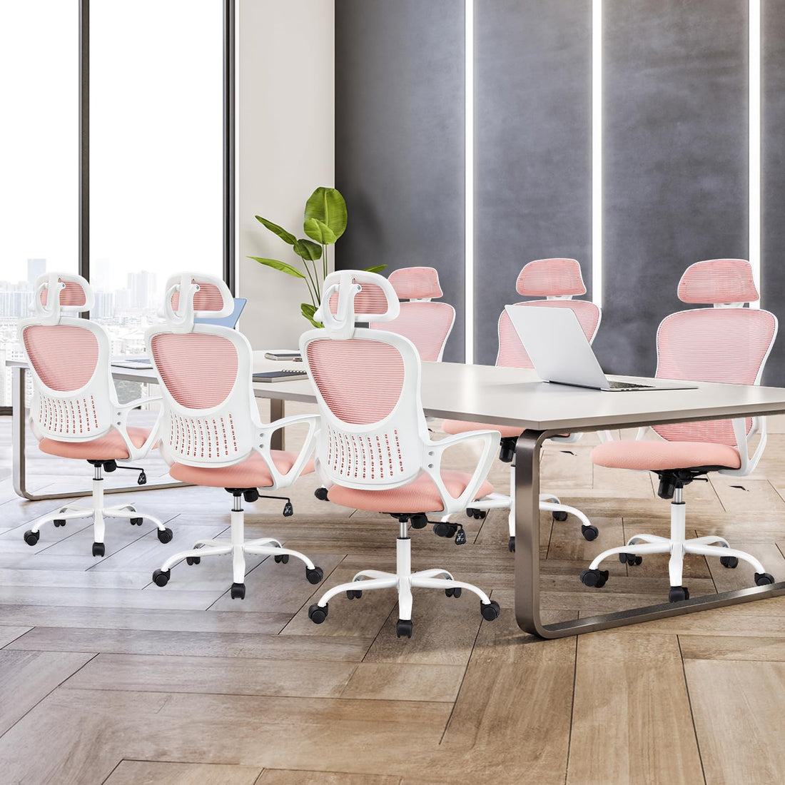 Sweetcrispy Ergonomic Mesh Office Chair, Black