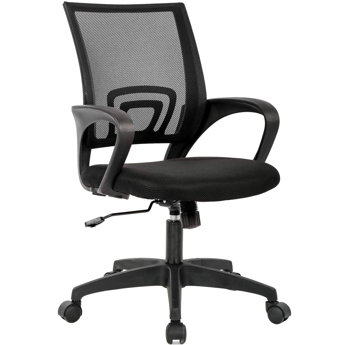 BestOffice Ergonomic Mid-Back Office Chair, Black