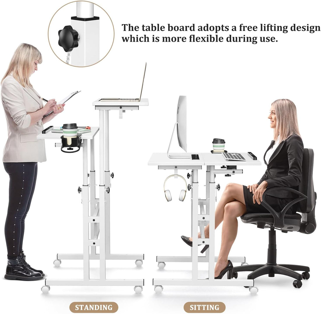 Small Mobile Standing Desk