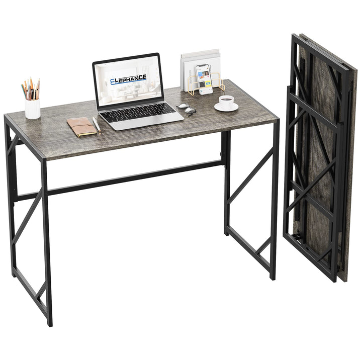 Elephance Folding Computer Desk for Home Office