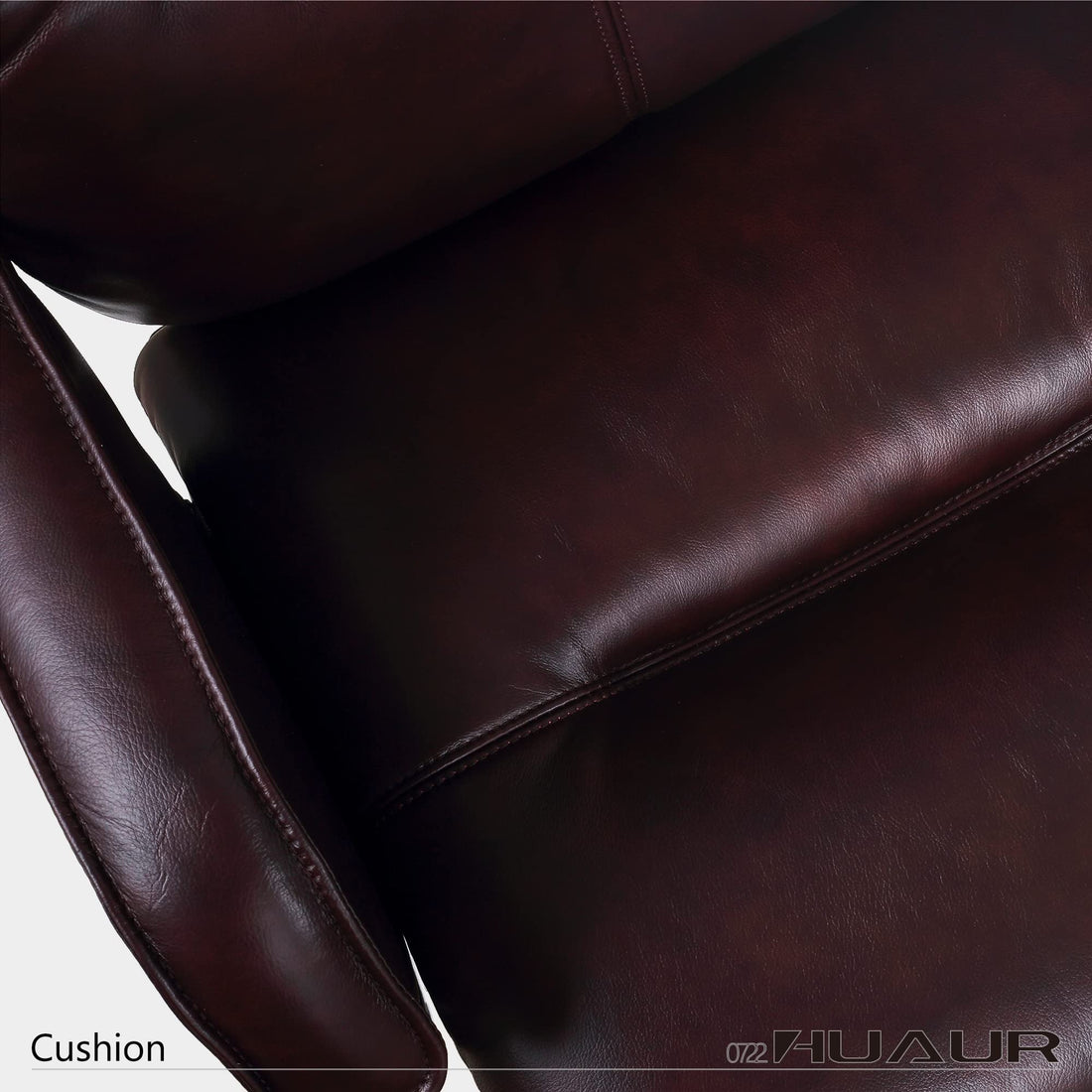 Leather High-Back Executive Chair, Brown