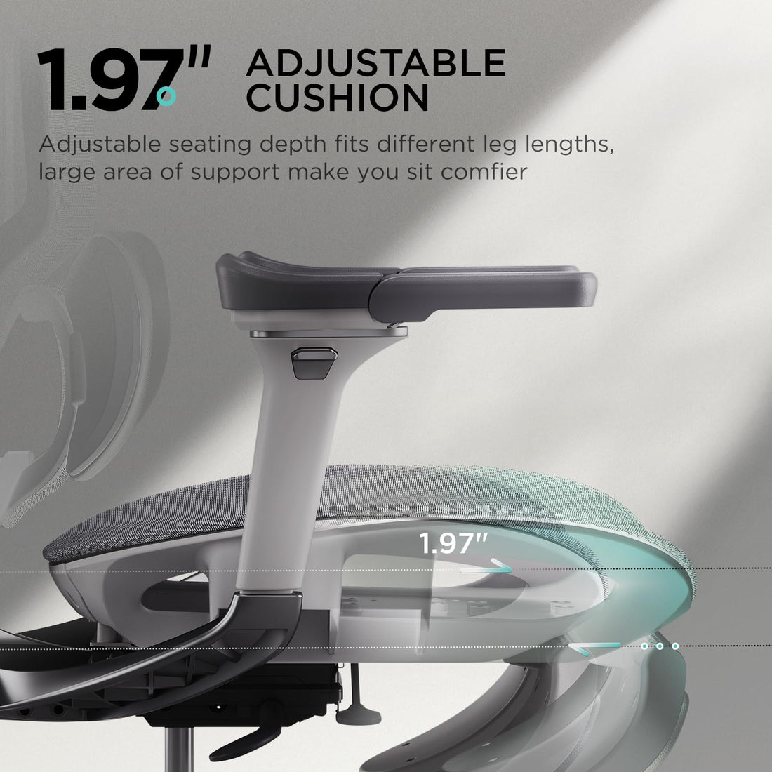 Hbada E3 Pro Ergonomic Office Chair, Grey