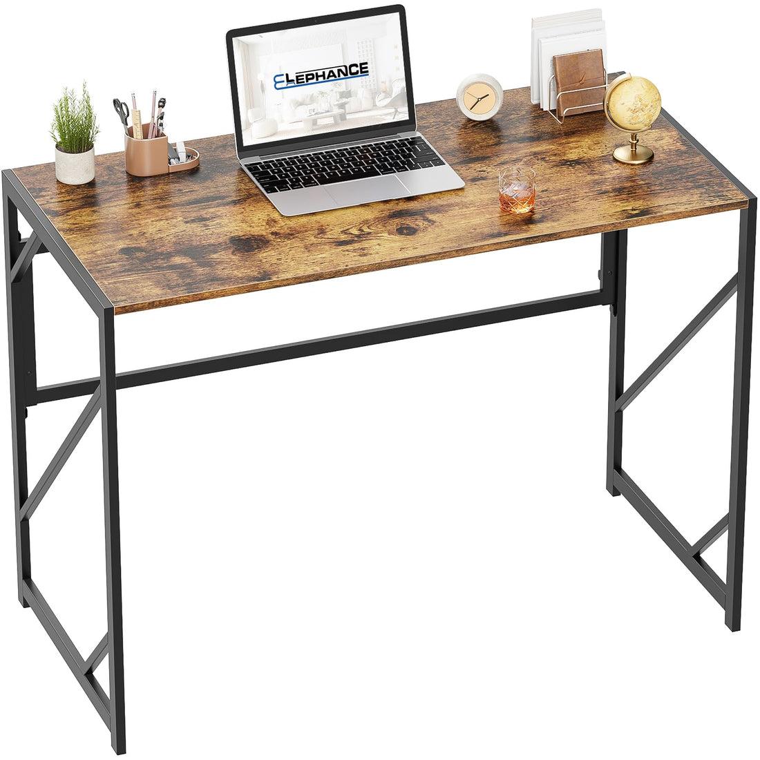 Elephance Folding Computer Desk for Home Office