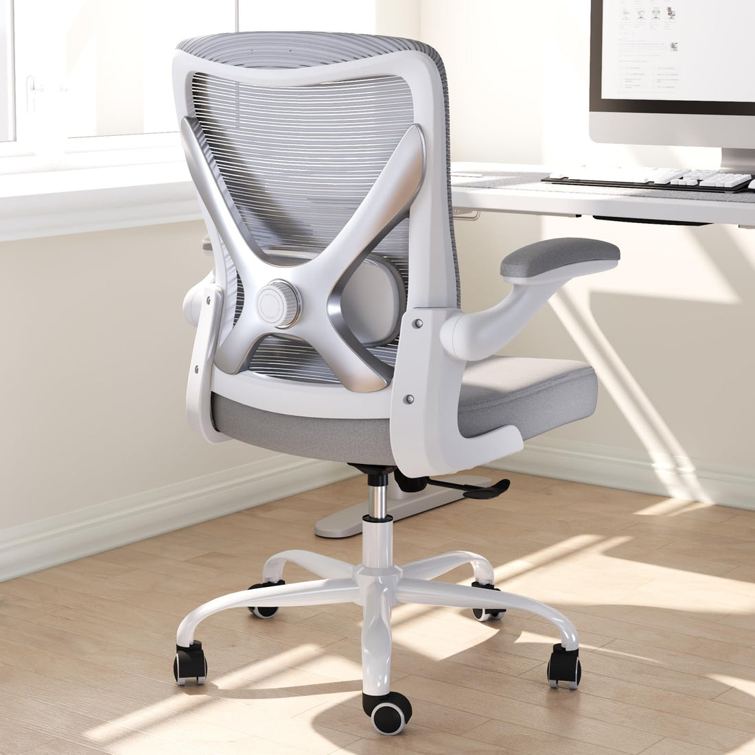 Ergonomic Office Chair, Grey Gold