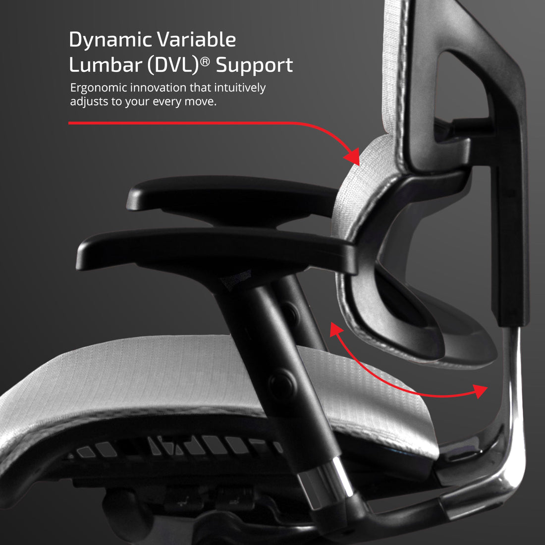 X-Chair X2 Ergonomic Task Chair, Black Mesh